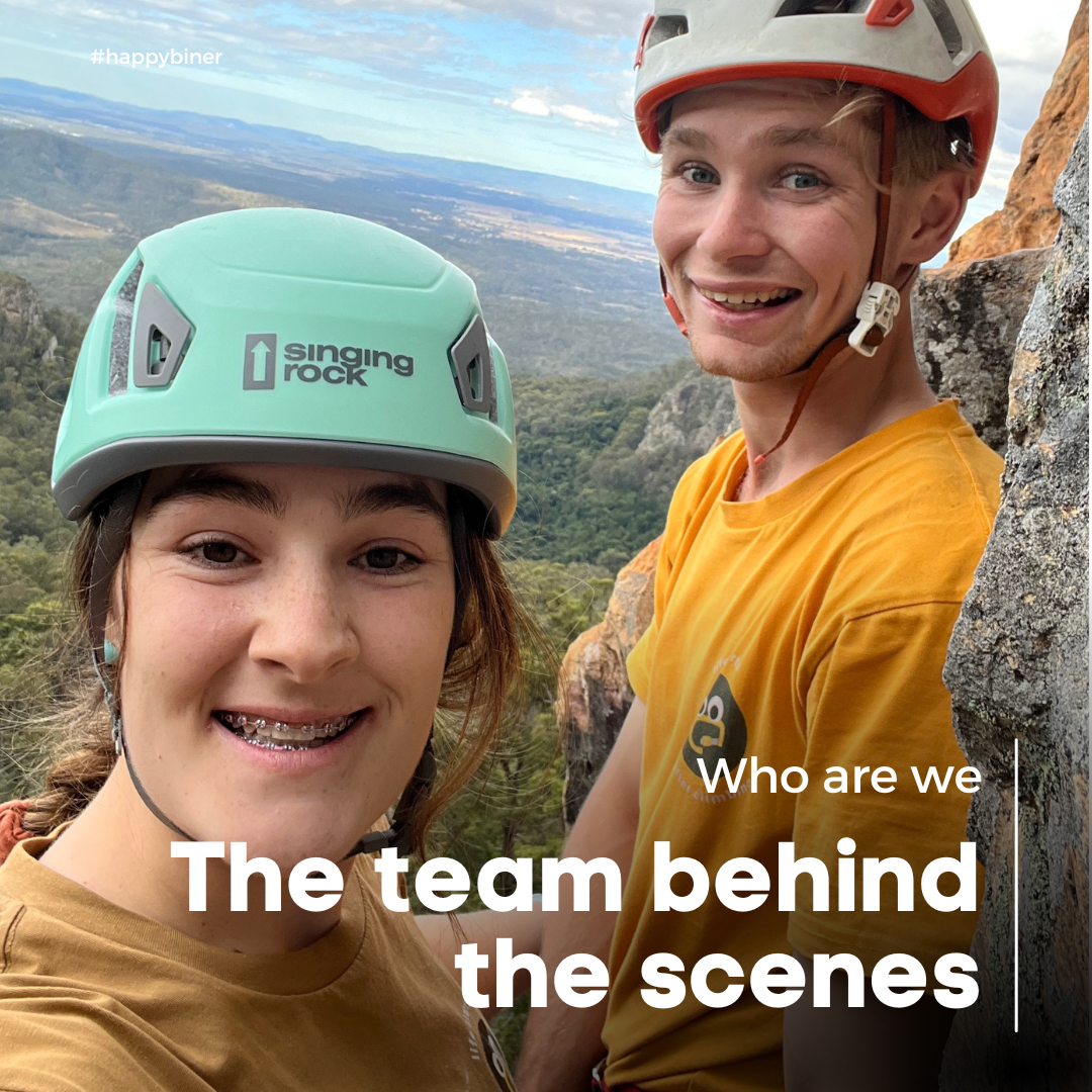 mitch and soph the team behind happy biner