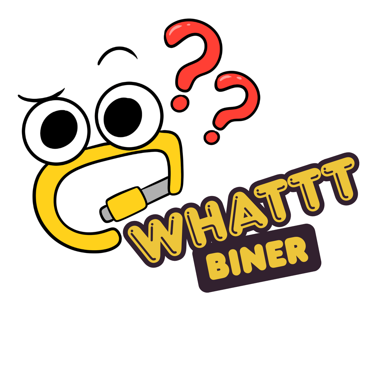 Happy Biner Sticker - What Emoji