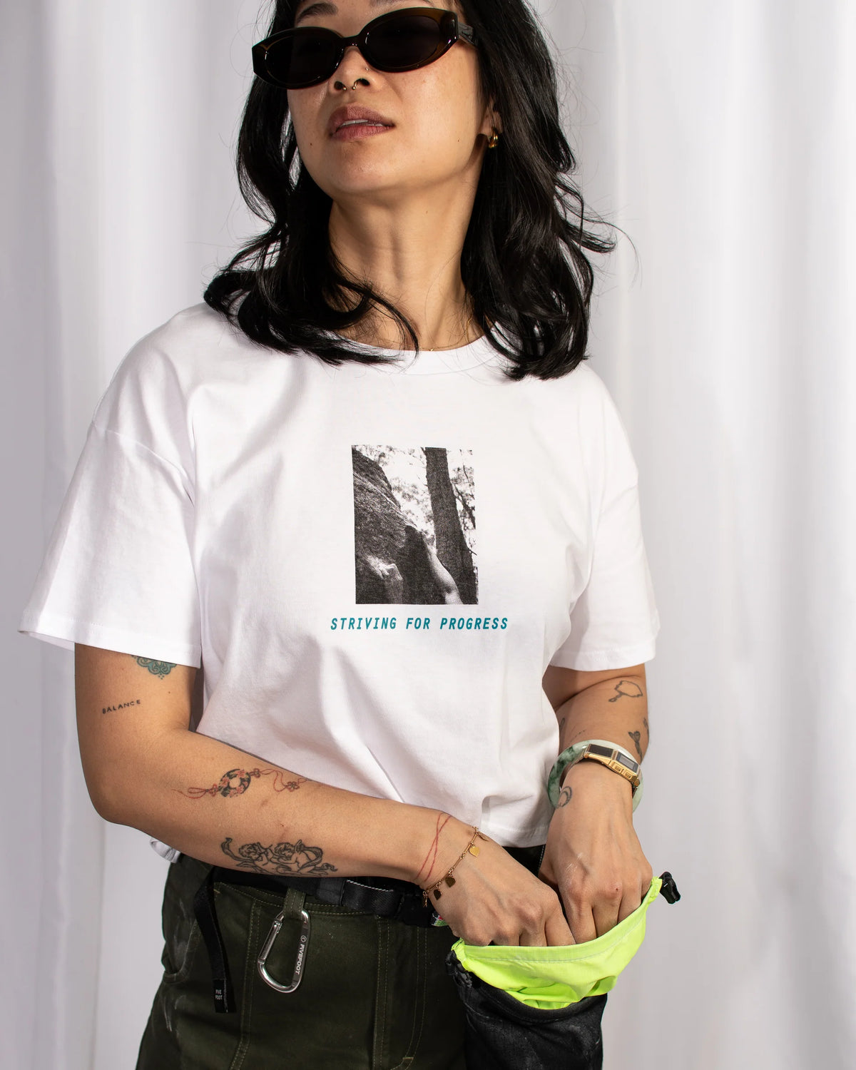 FiveFoot Striving For Progress Crop Top