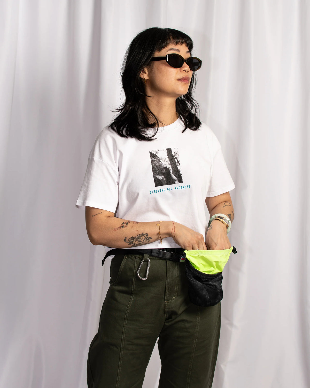 FiveFoot Striving For Progress Crop Top