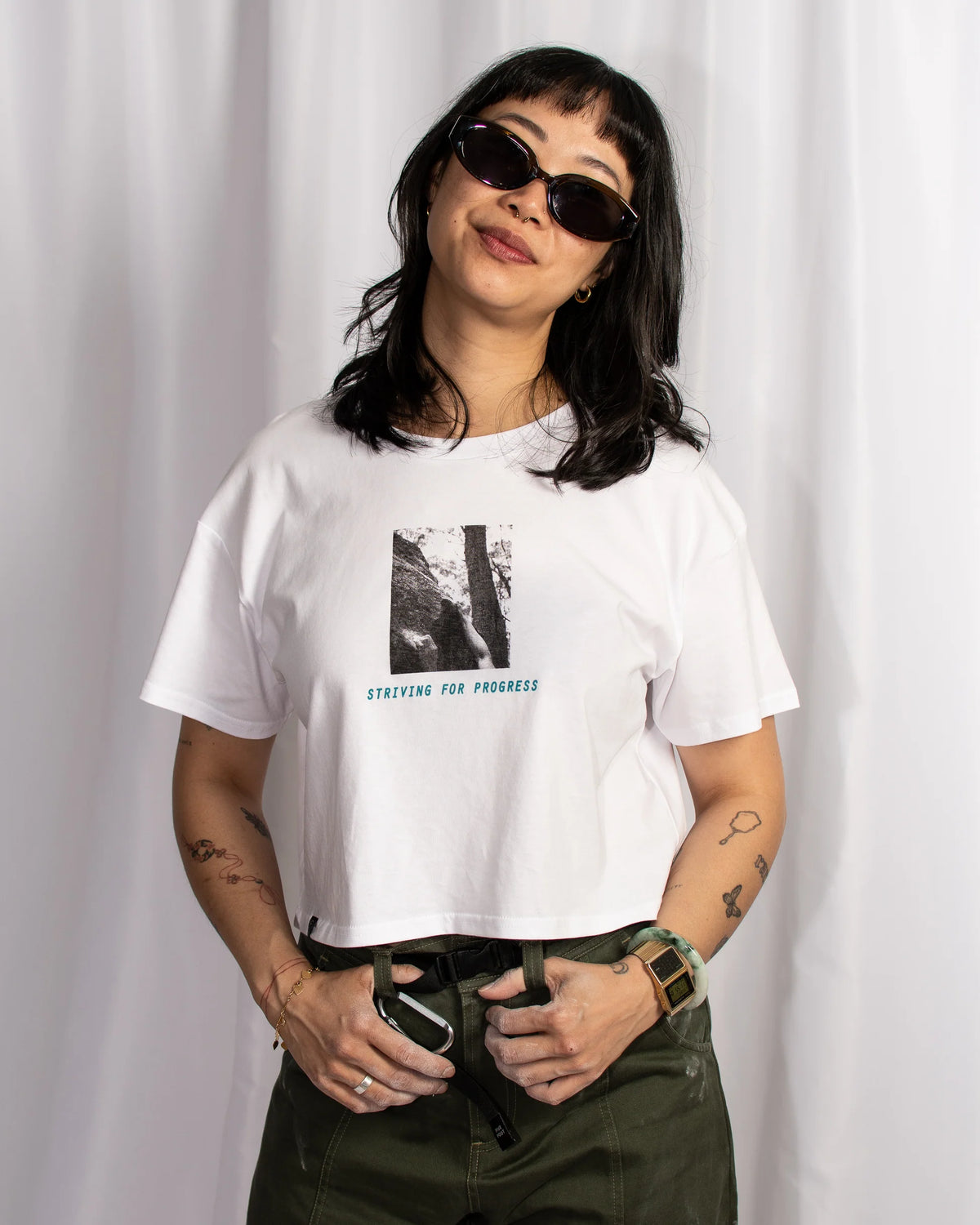 FiveFoot Striving For Progress Crop Top