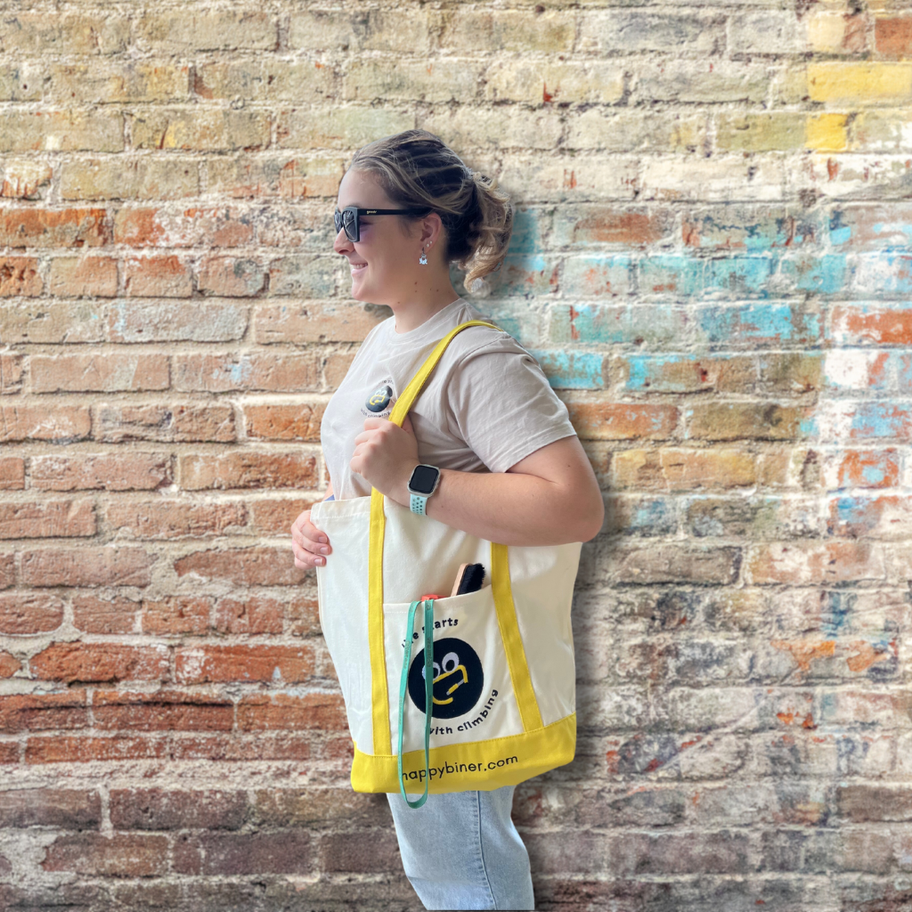 Happy Biner Tote Bag
