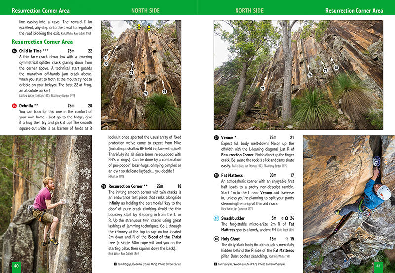 Simon Carter's Frog Buttress Guidebook