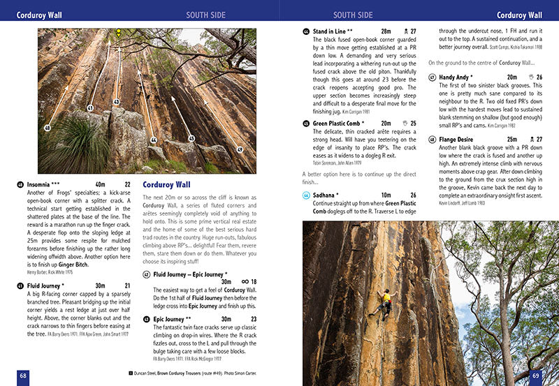 Simon Carter's Frog Buttress Guidebook
