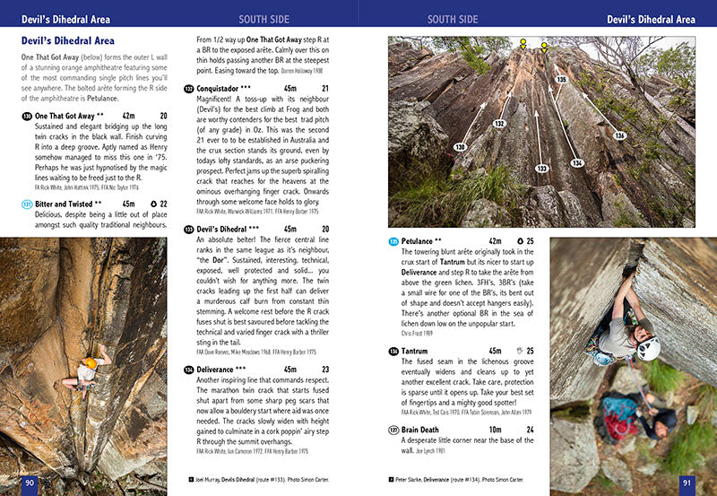 Simon Carter's Frog Buttress Guidebook