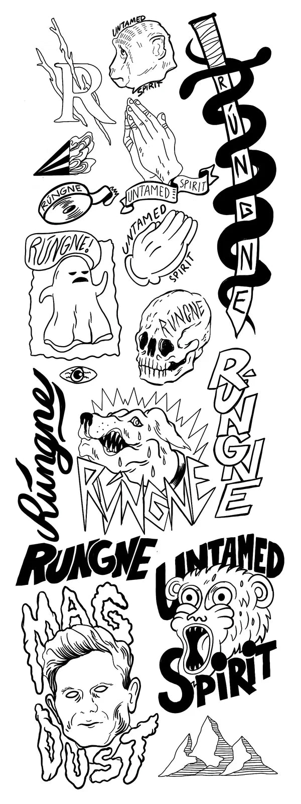 Rungne Temp Tattoos